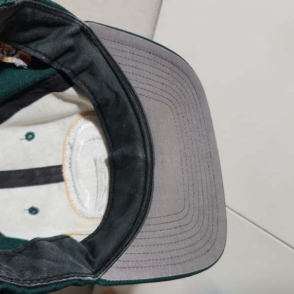 Vintage Green Bay Mens Hat Packers Brett Faeve 4 qb club has flaws see pics - Picture 8 of 16